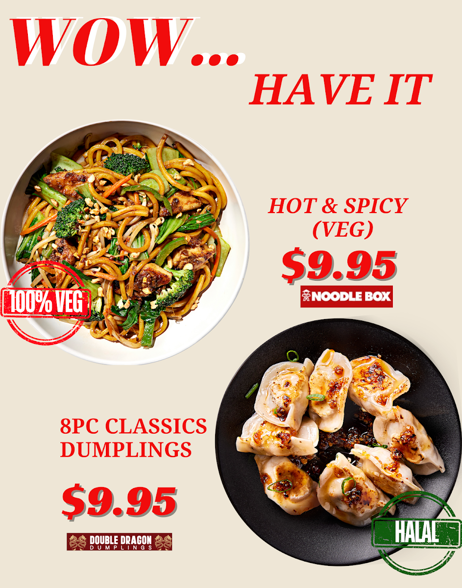 Menu, Nature's Wok Glenelg