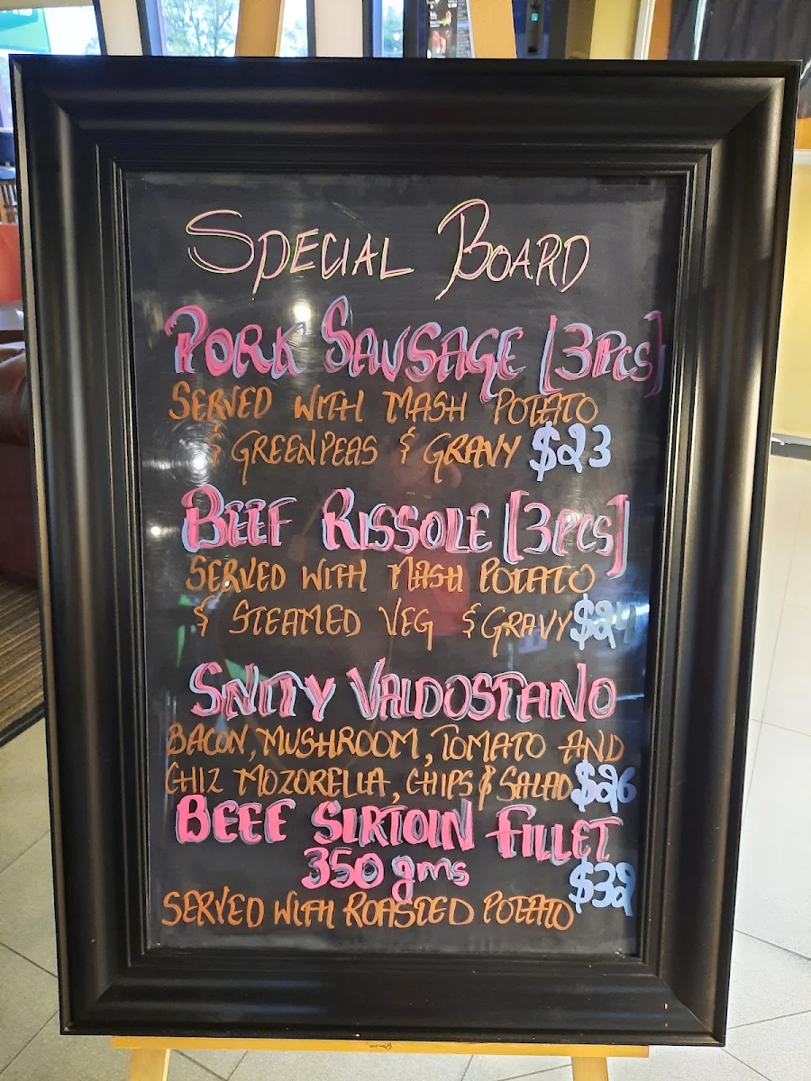 Menu, The Family Inn