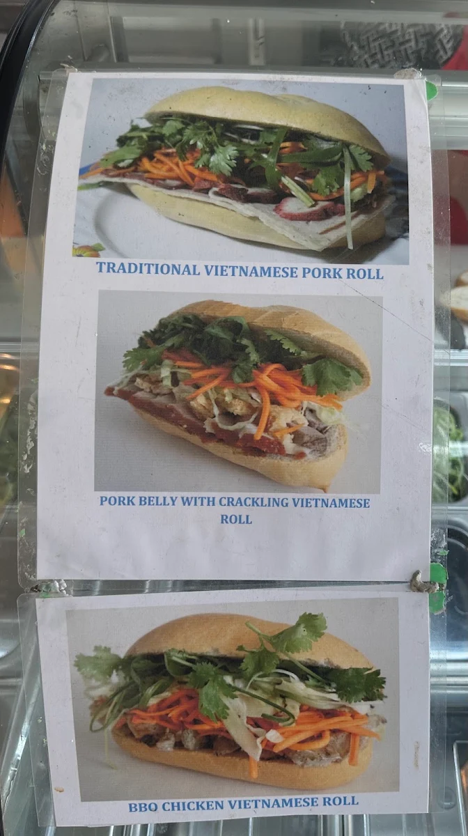 Menu, Dai Loi Bakery & Take Away