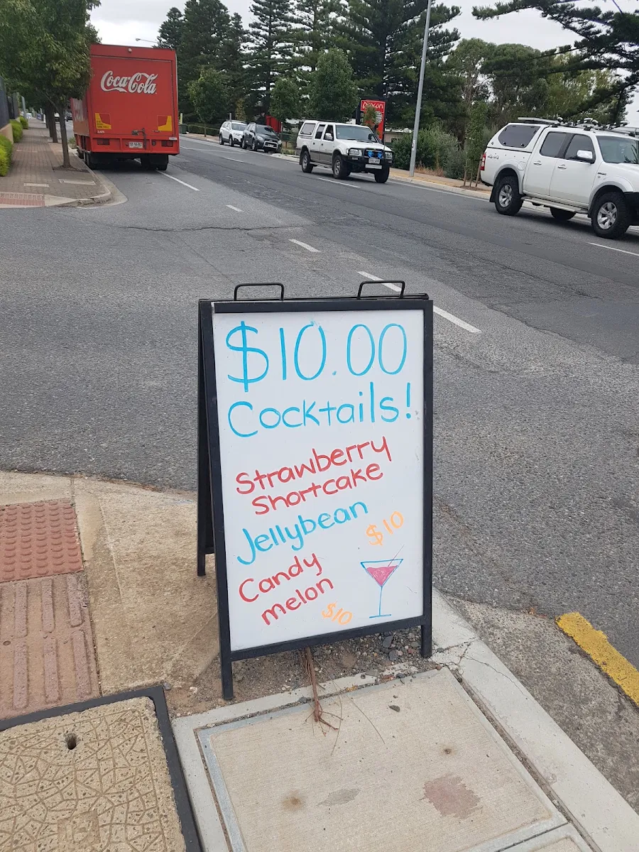 Menu, Tin Shed Cafe