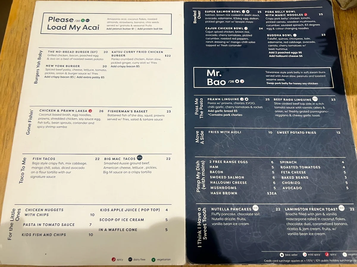 Menu, Common Ground Coffee & Kitchen Hurstville