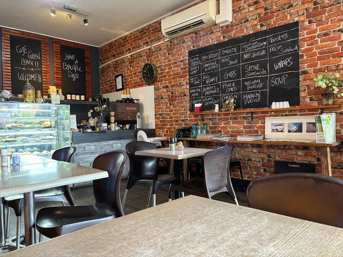 Menu, Cafe Green Bean