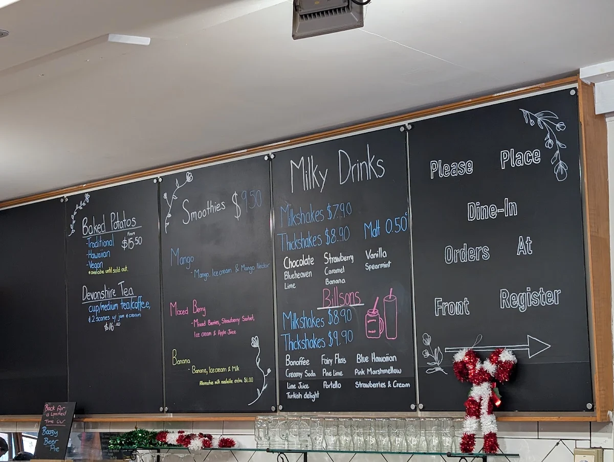 Menu, Gippsland Food & Wine