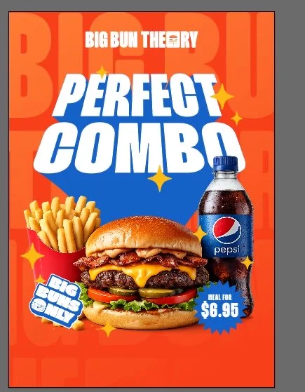 Menu, Big Bun Theory