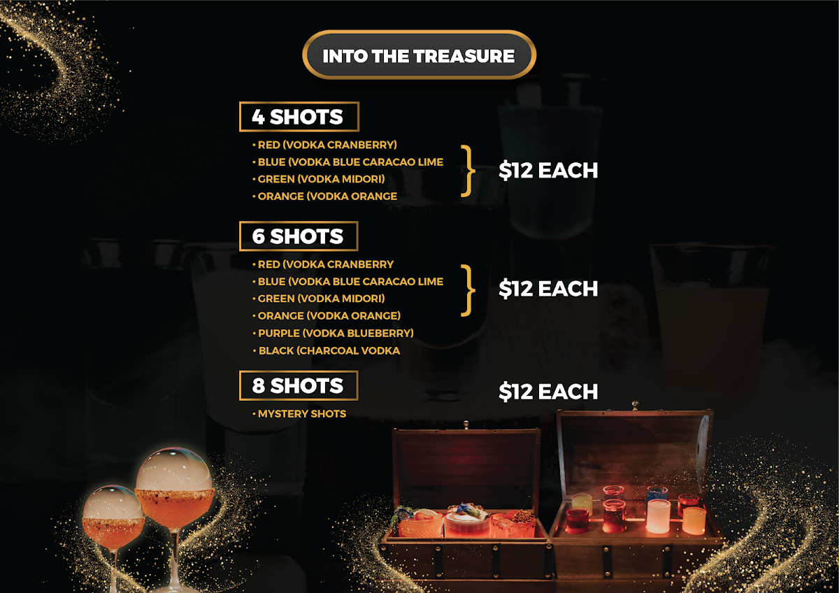 Menu, Backlane Bar and Street Food