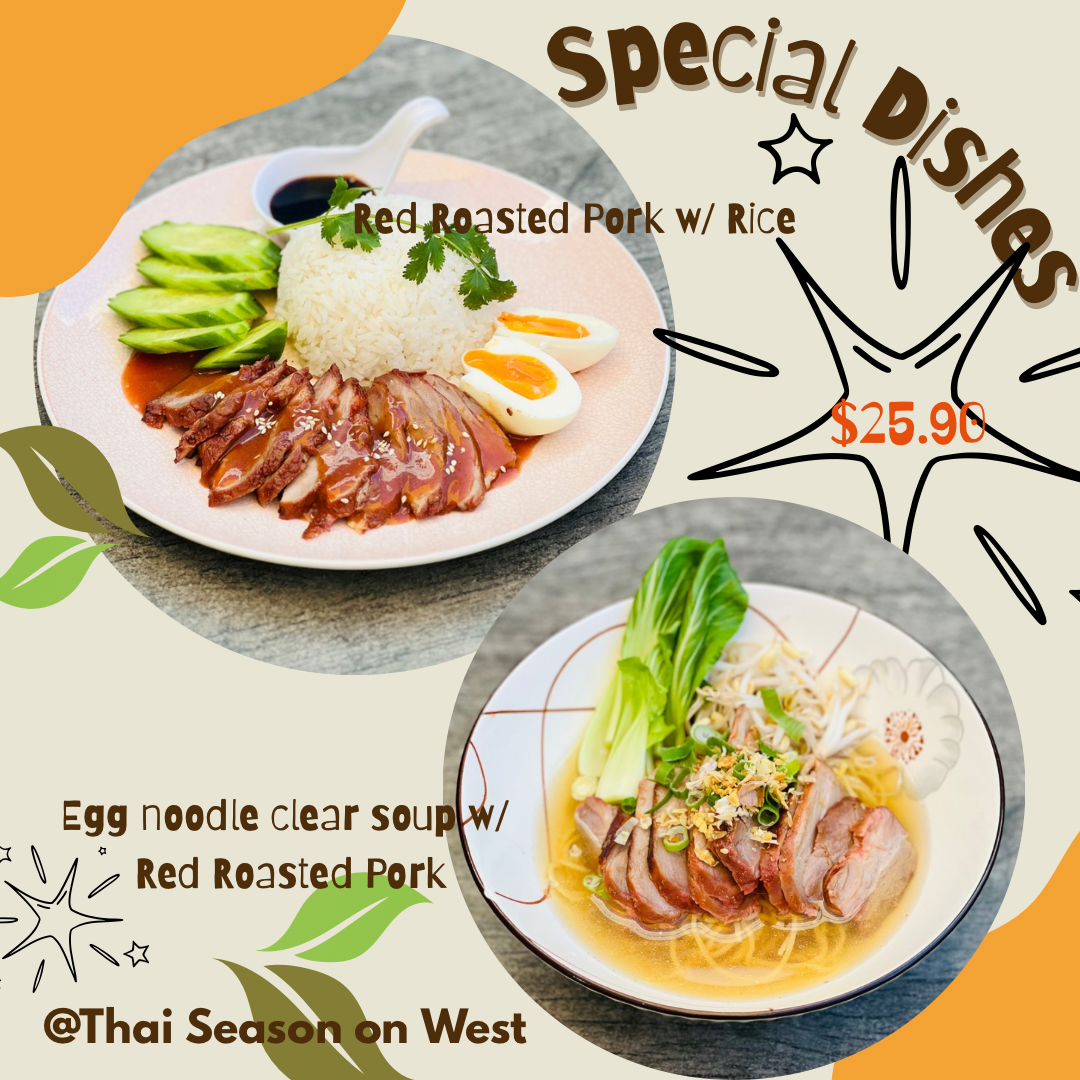 Menu, Thai Season Restaurant in Umina Beach