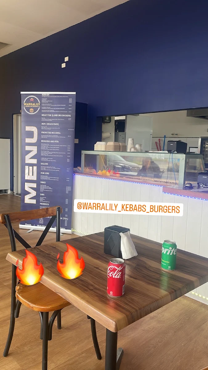 Menu, Kebab & Burger Spot