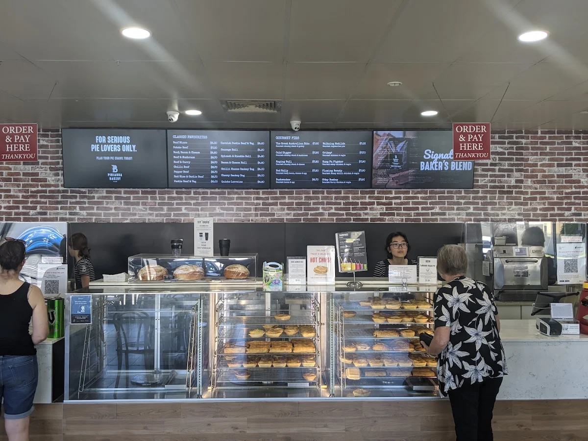 Menu, Pinjarra Bakery (Pinjarra)