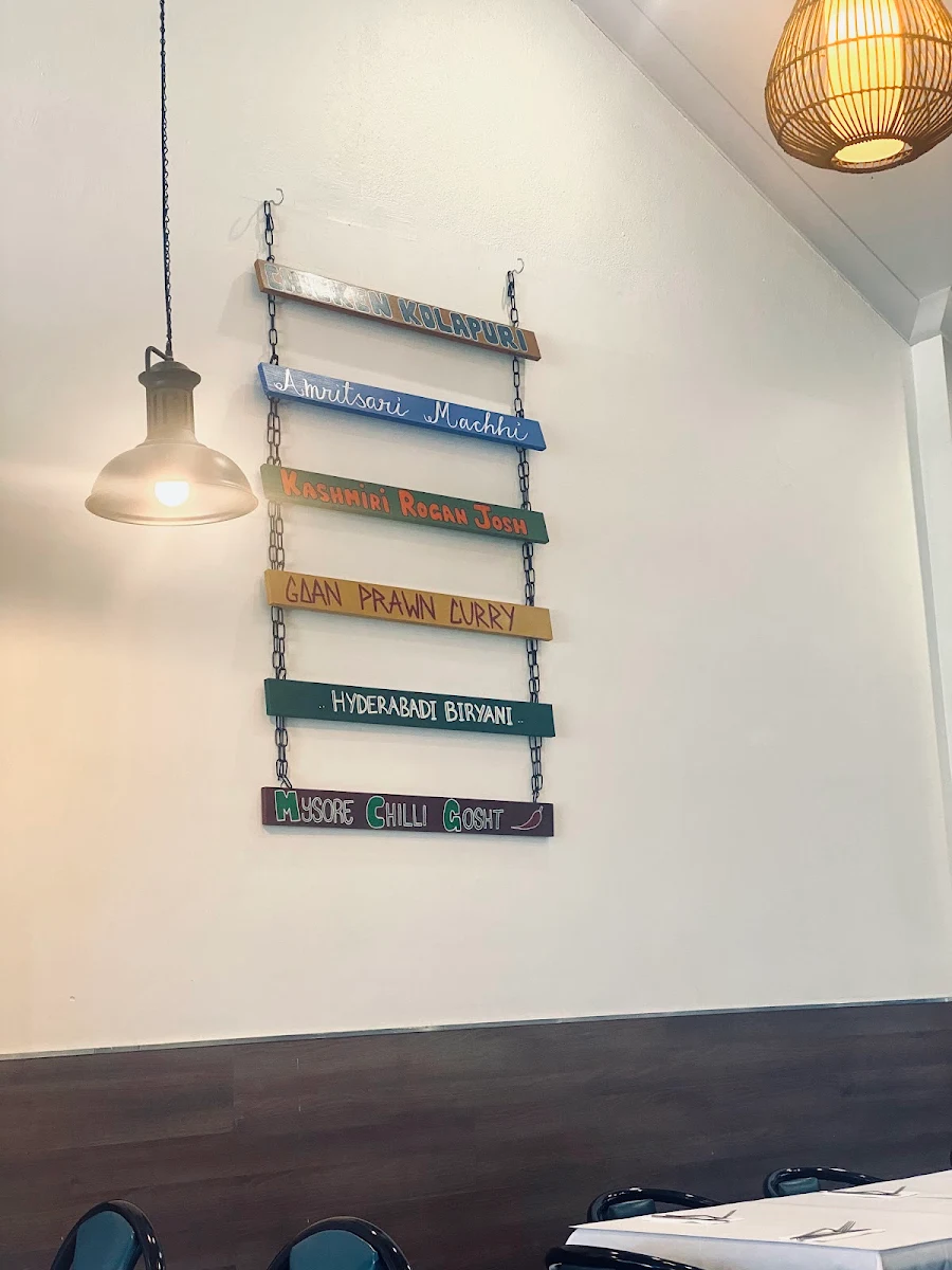 Menu, Indian Taste Makers