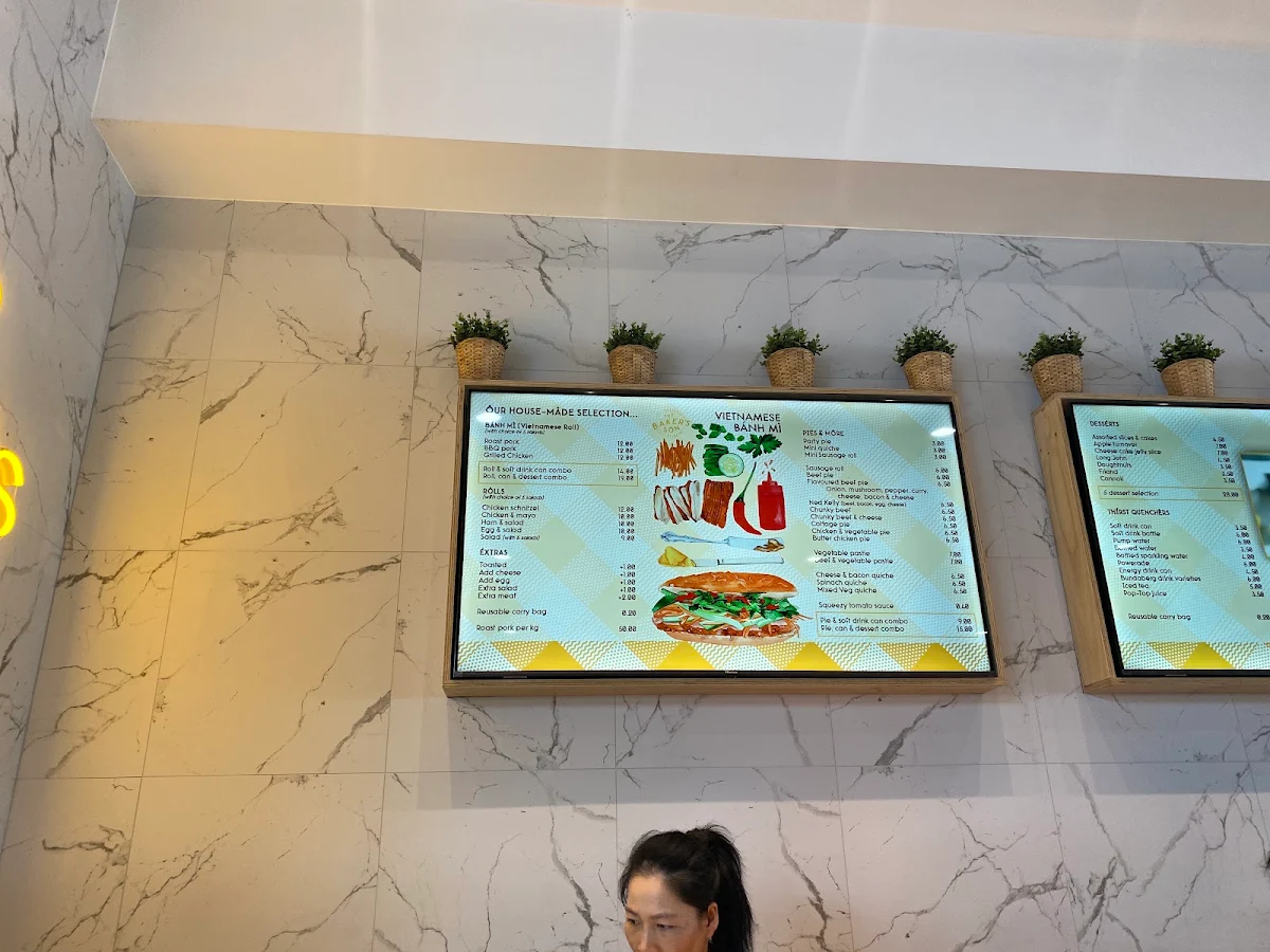 Menu, The Baker's Son