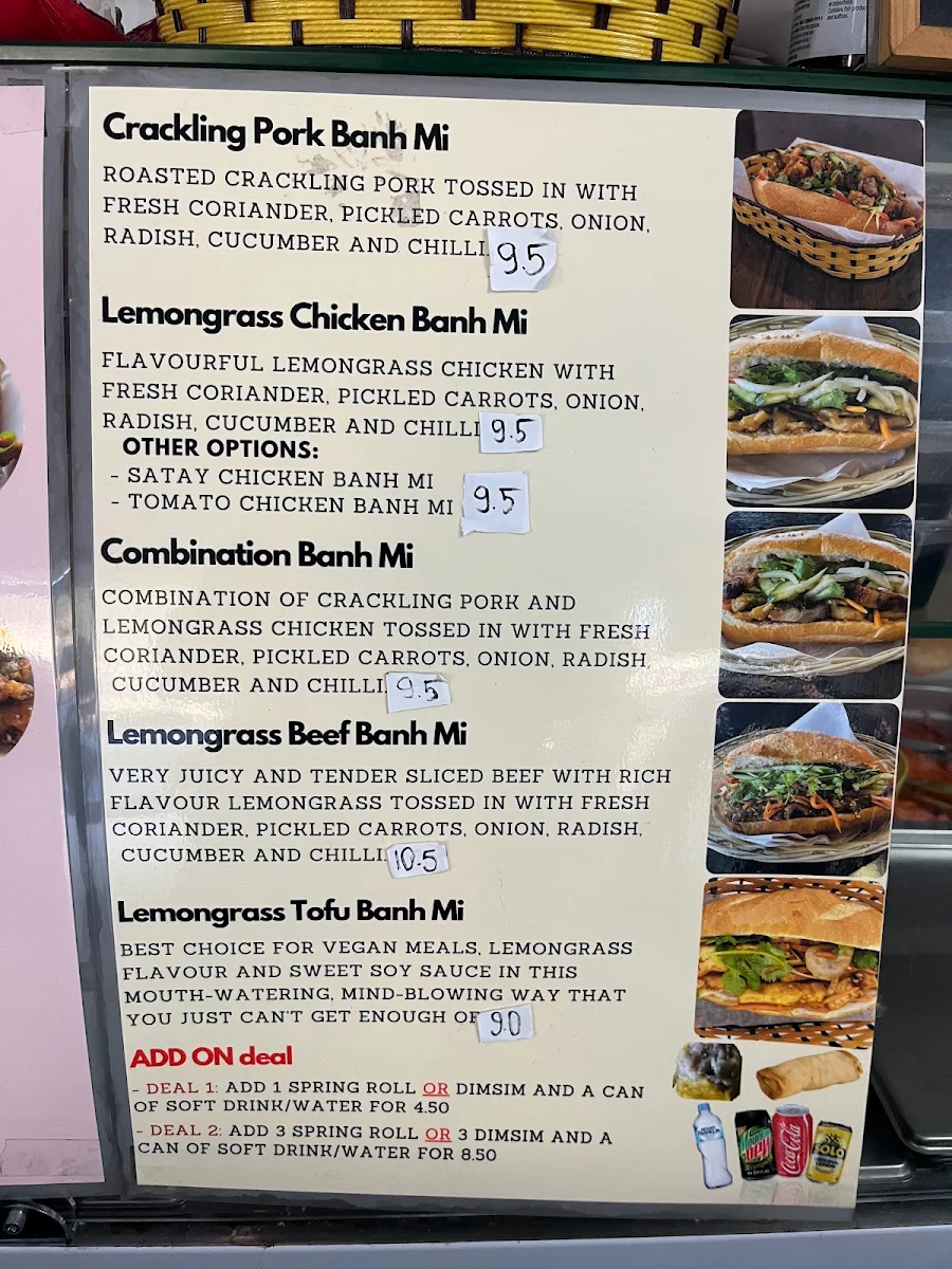 Menu, Lemon Grass