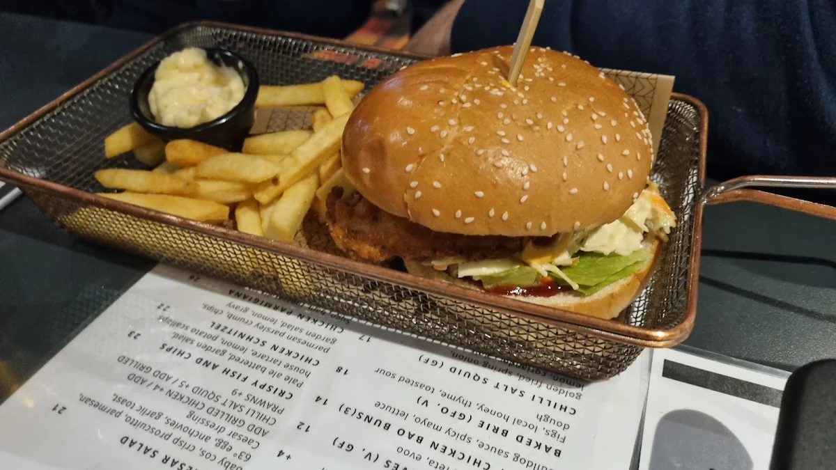 Menu, Blackburn Hotel