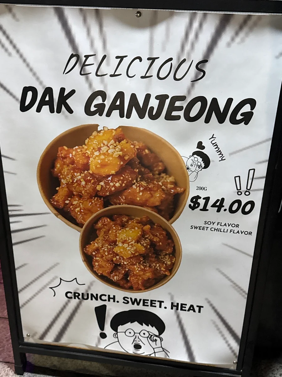 Menu, Million Chicken