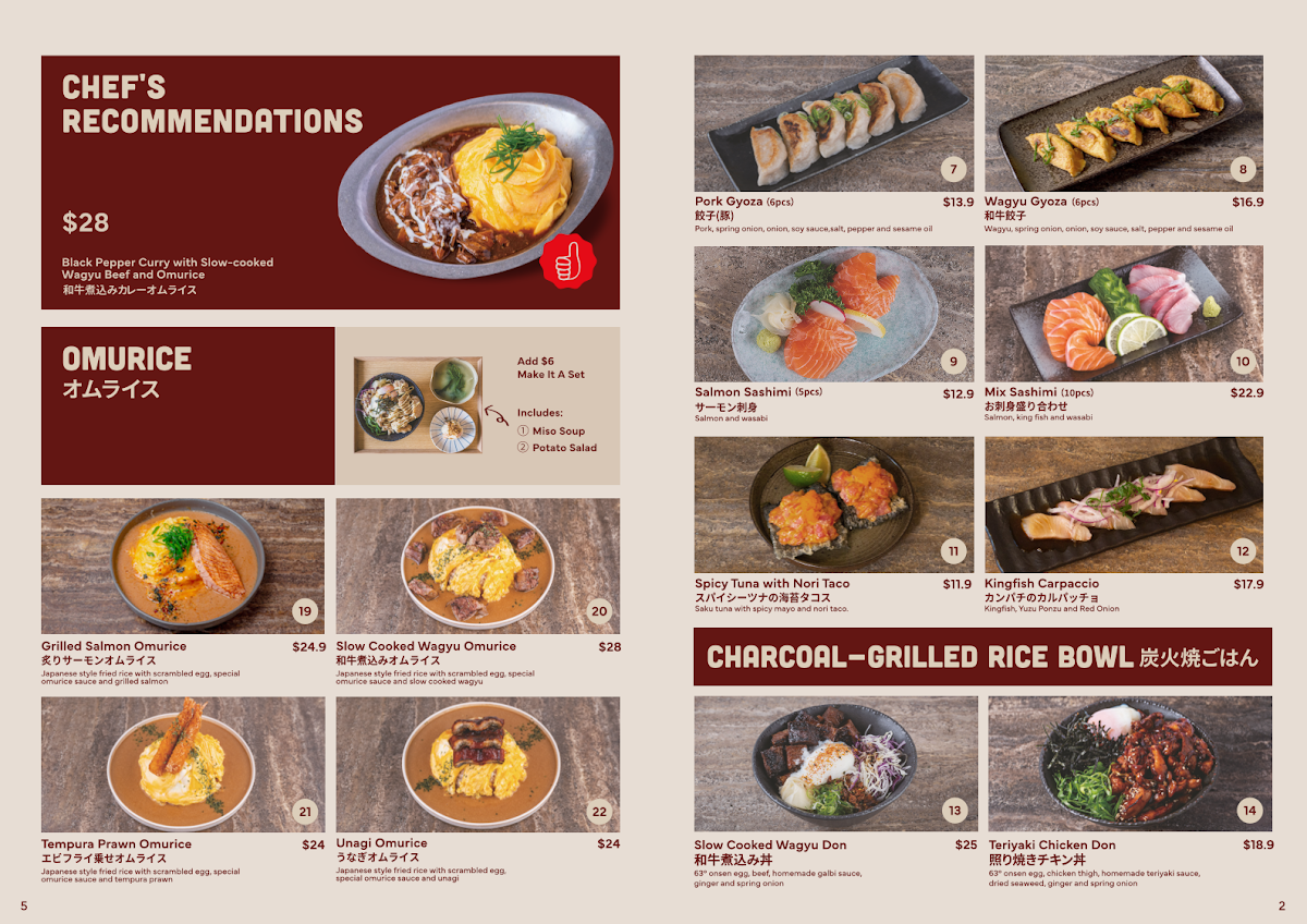 Menu, Waku Waku