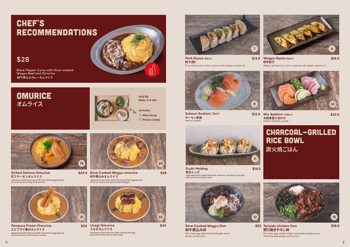 Menu, Waku Waku