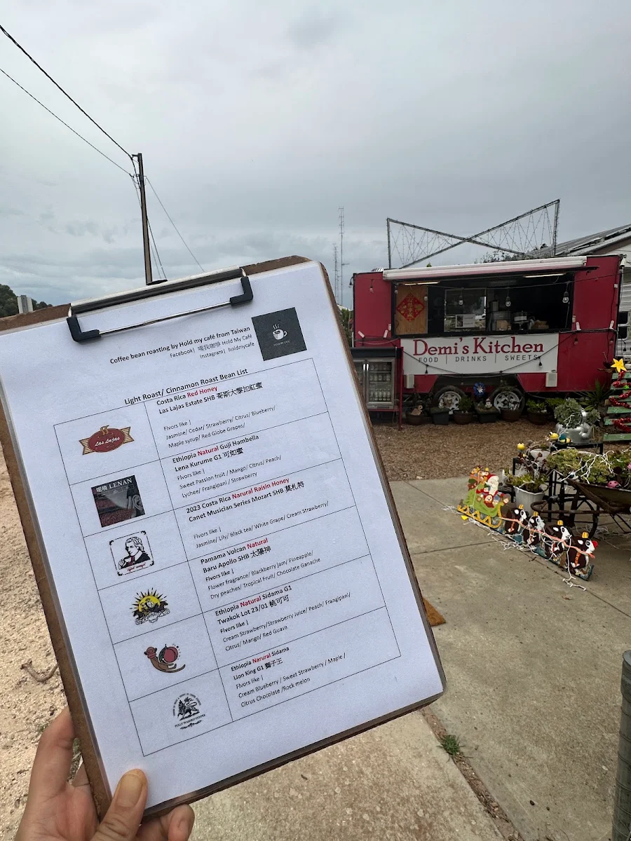 Menu, Demi's Kitchen
