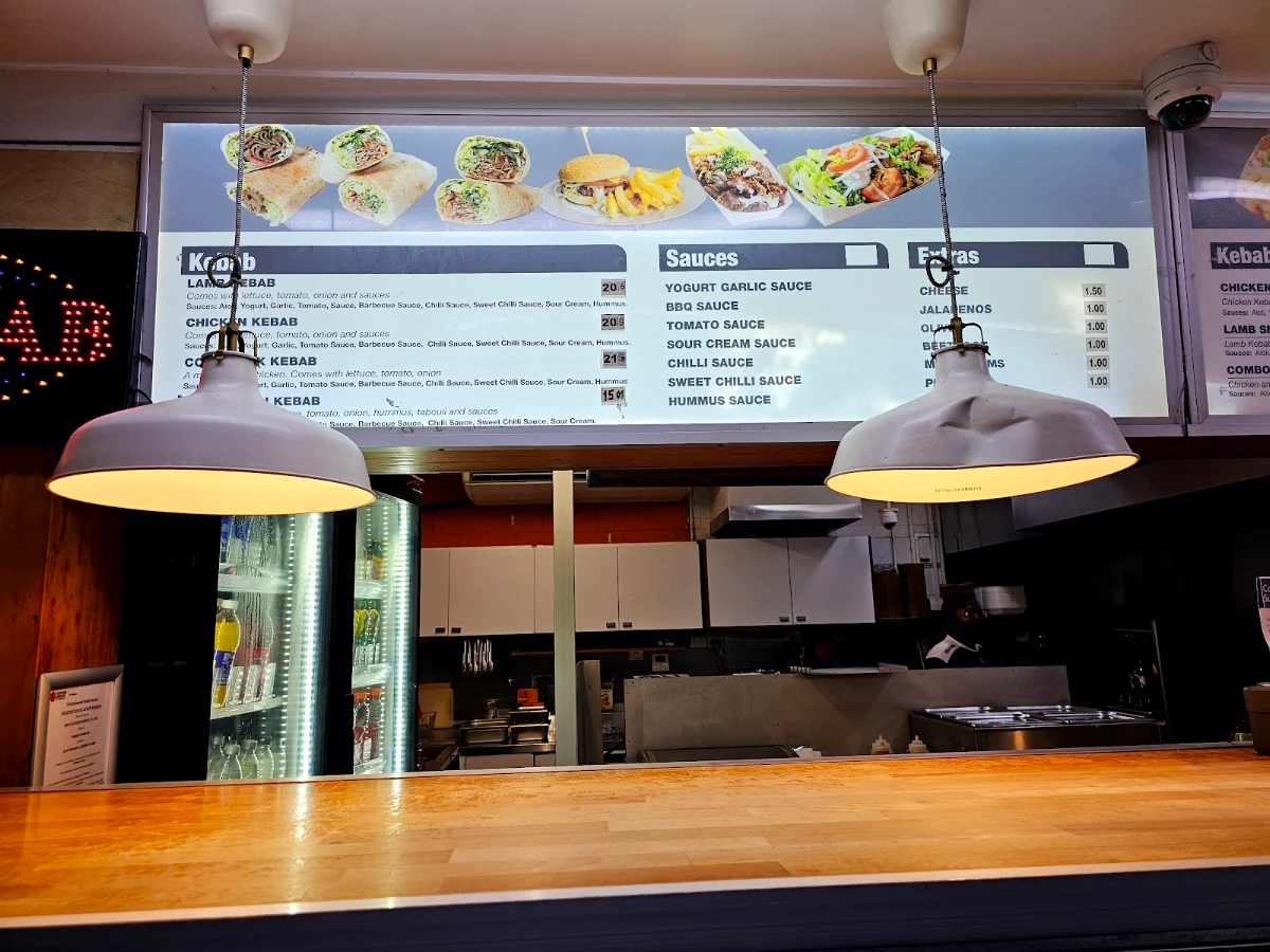 Menu, Istanbul Kebab Bar
