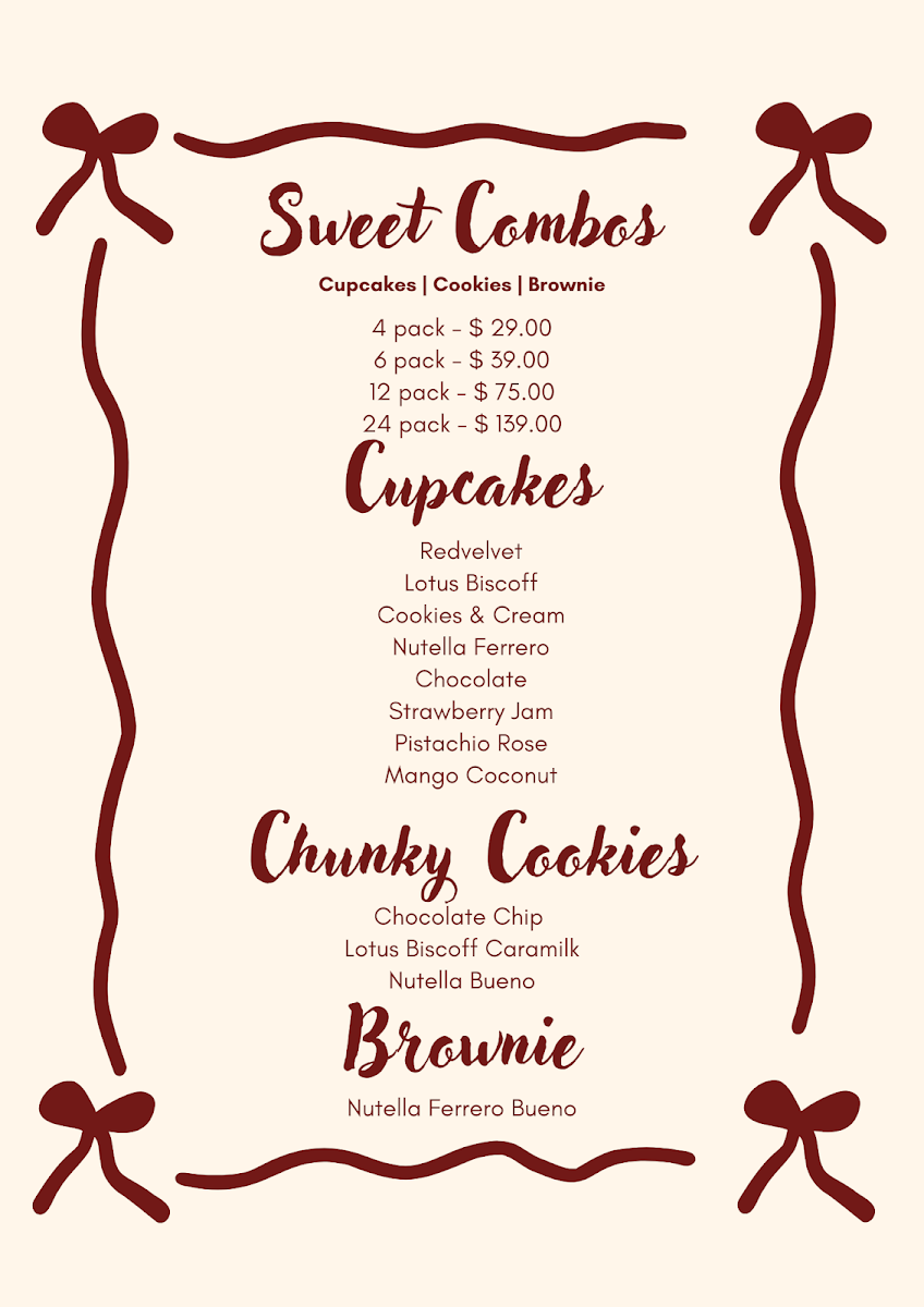 Menu, CCT Sydney | Wedding Cake | Birthday Cake | Luxury Custom Cake Shop
