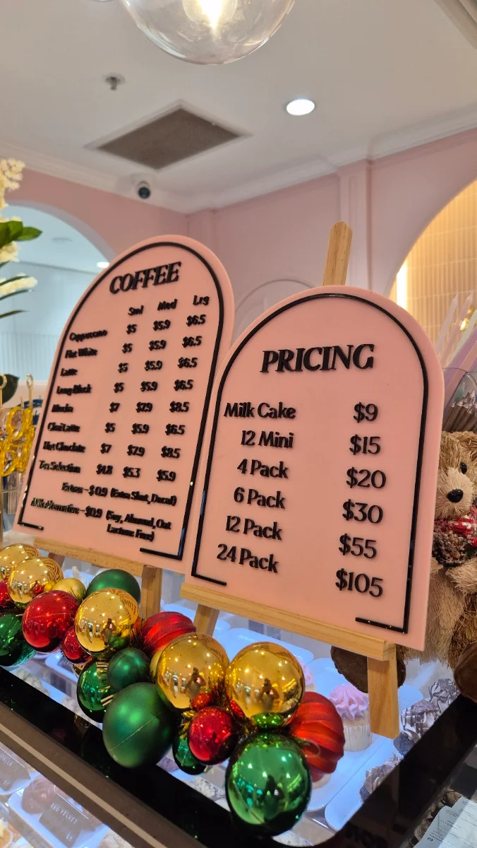 Menu, CCT Sydney | Wedding Cake | Birthday Cake | Luxury Custom Cake Shop