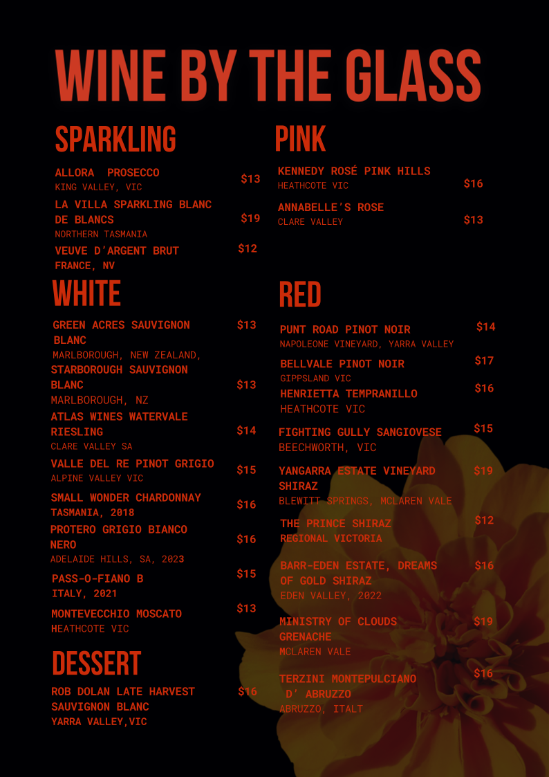 Menu, Chapati CBD