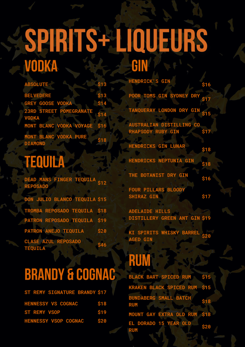 Menu, Chapati CBD