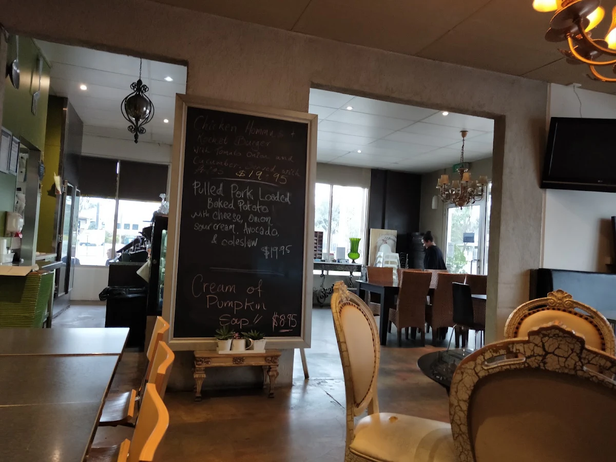 Menu, Moodi's Cafe