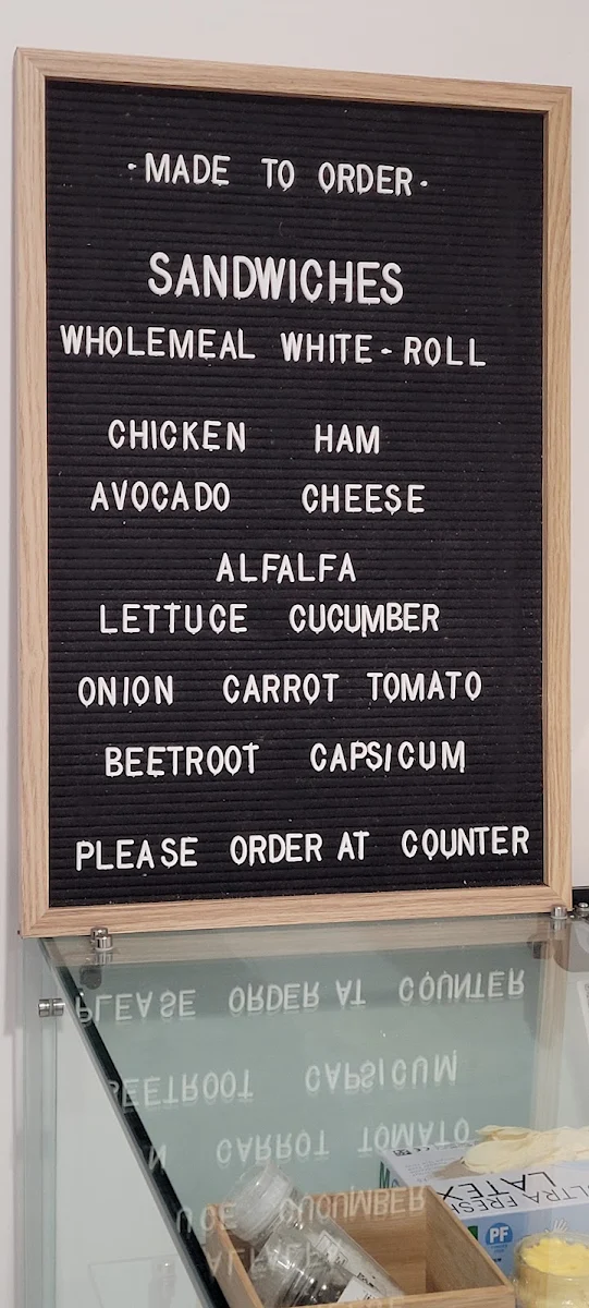 Menu, Parfait patisserie