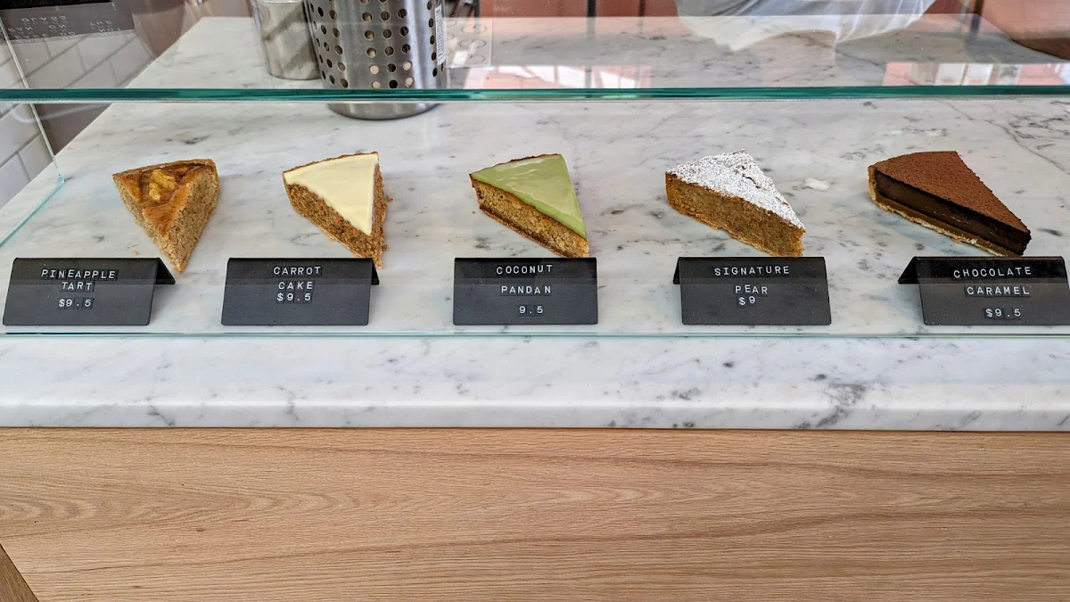 Menu, Tarts Anon