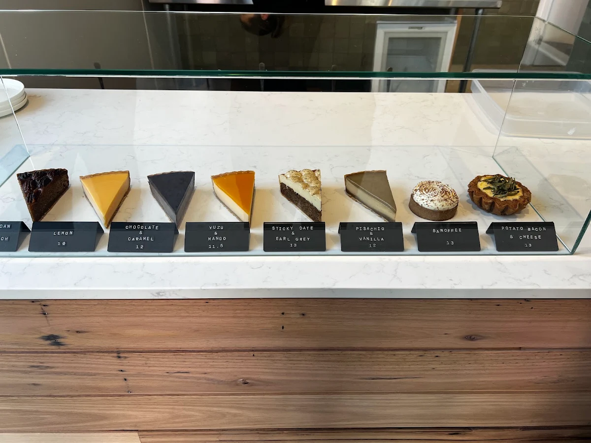 Menu, Tarts Anon