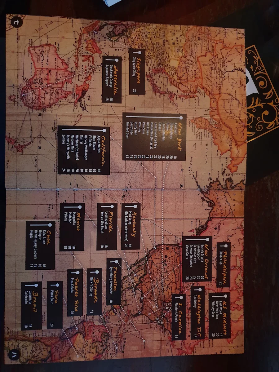 Menu, Lychee Lounge