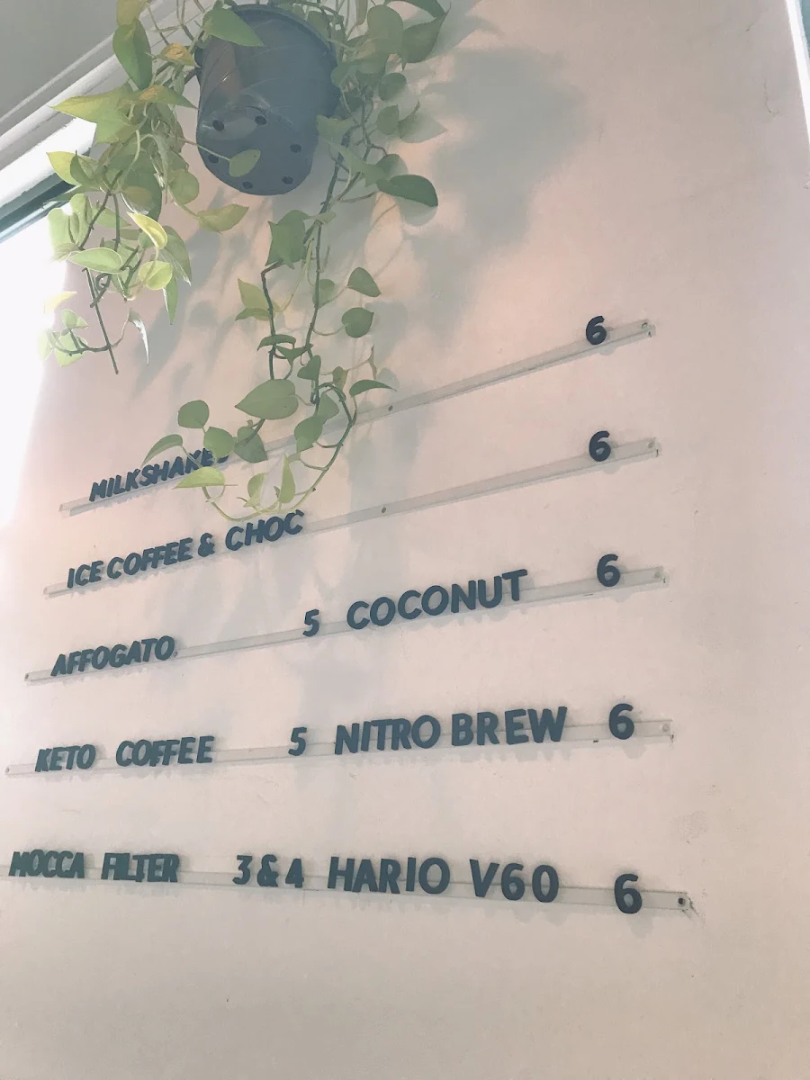 Menu, The Junction Coffee Shop