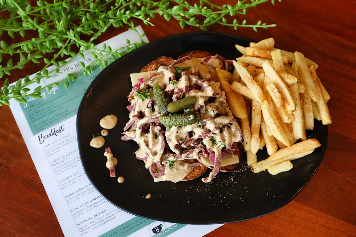 Menu, Bostin Brew Co