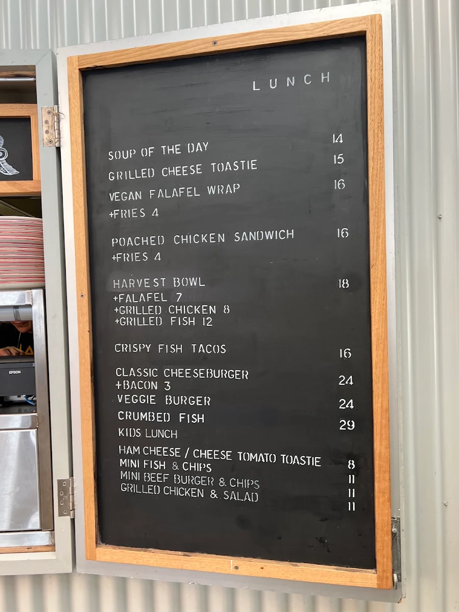 Menu, The Navy Bear