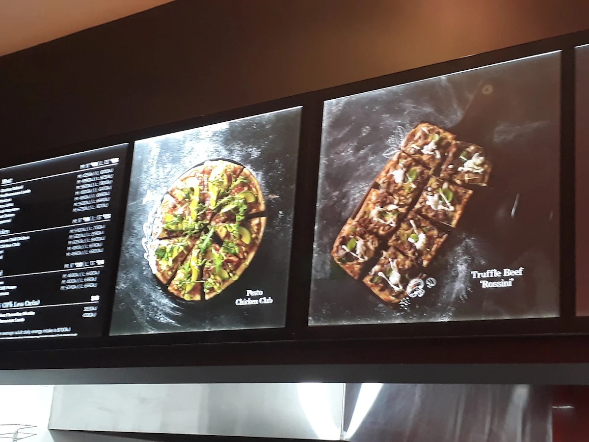 Menu, Crust Pizza Liverpool
