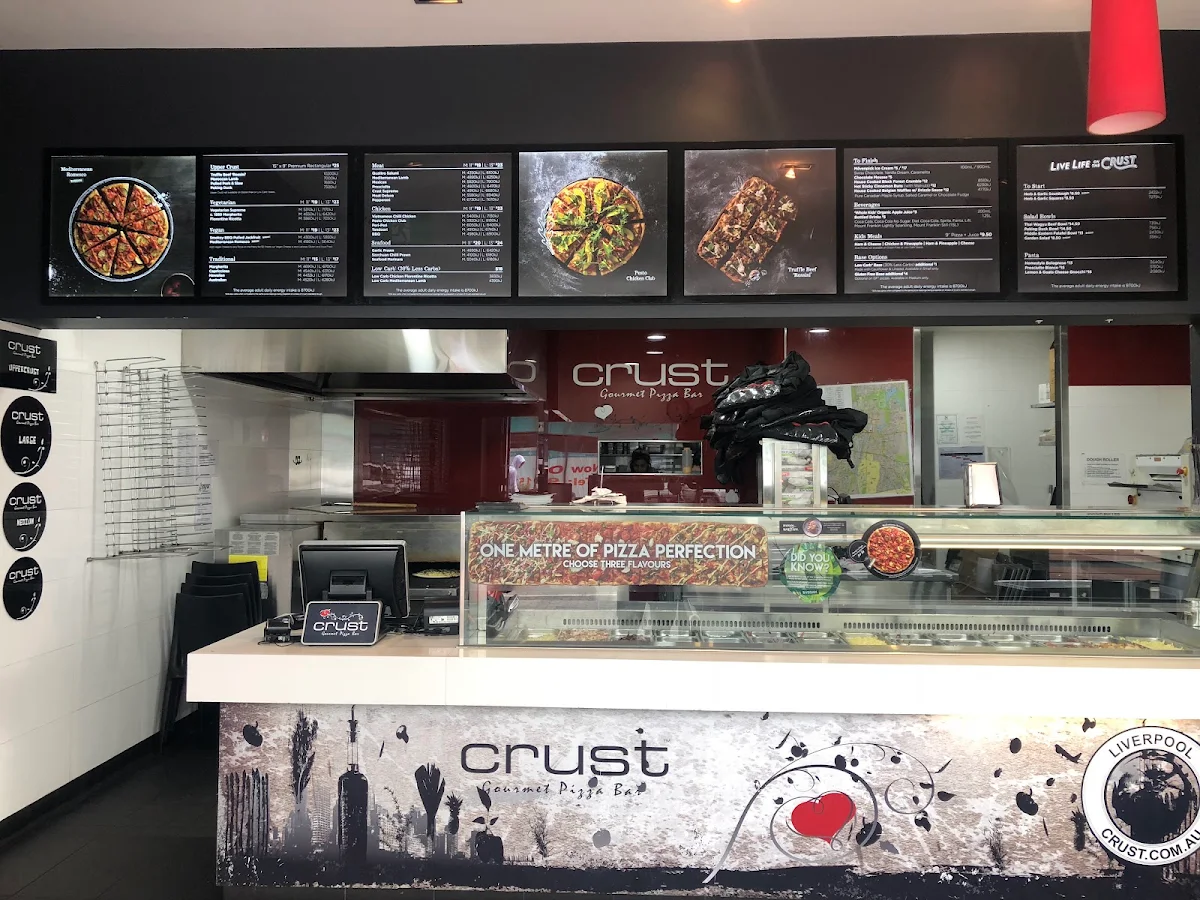 Menu, Crust Pizza Liverpool