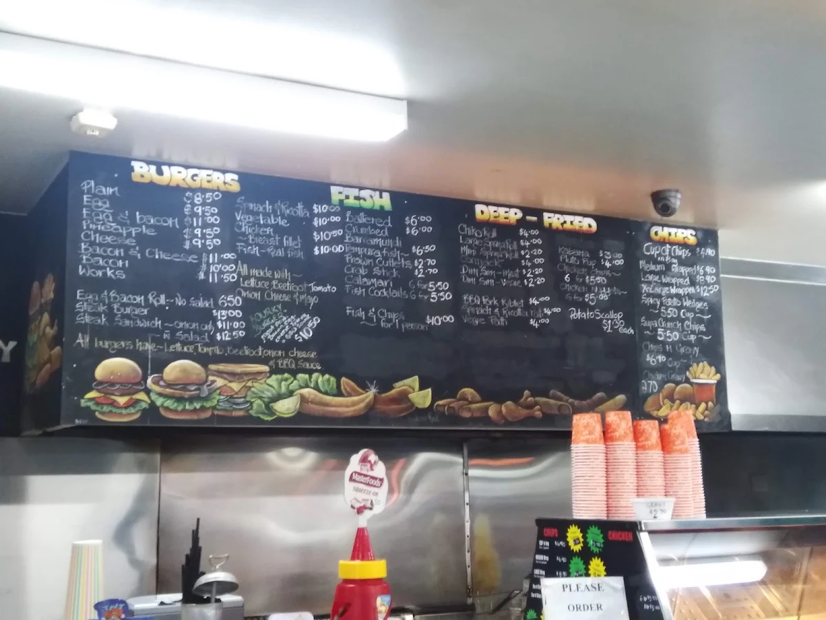 Menu, Neville's Store