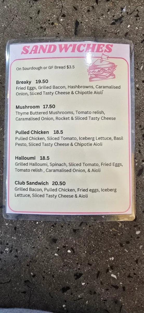Menu, Sons of Mischief