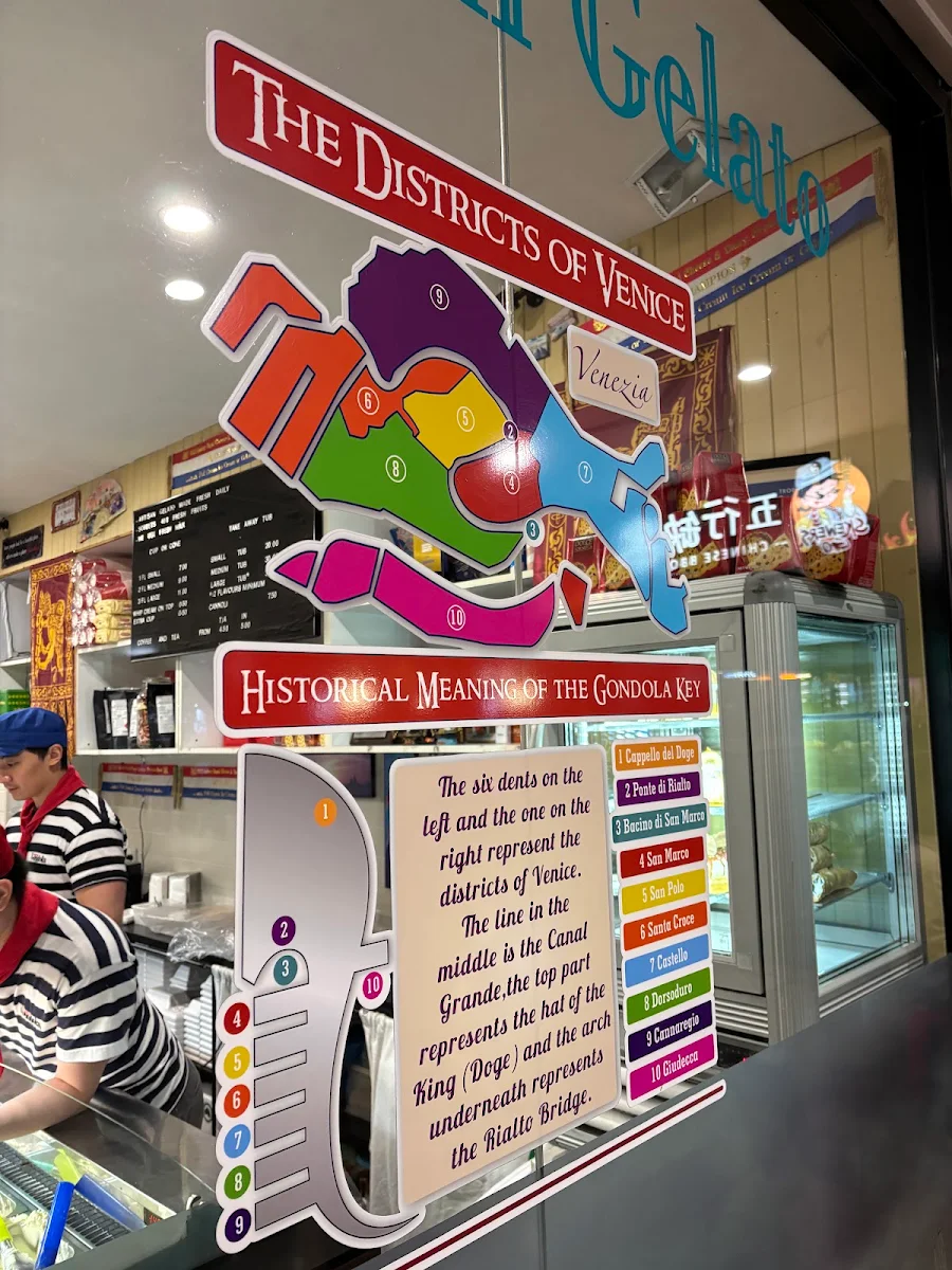 Menu, Gelateria Gondola Chatswood