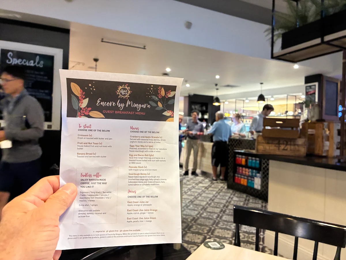 Menu, The Roasted Berry