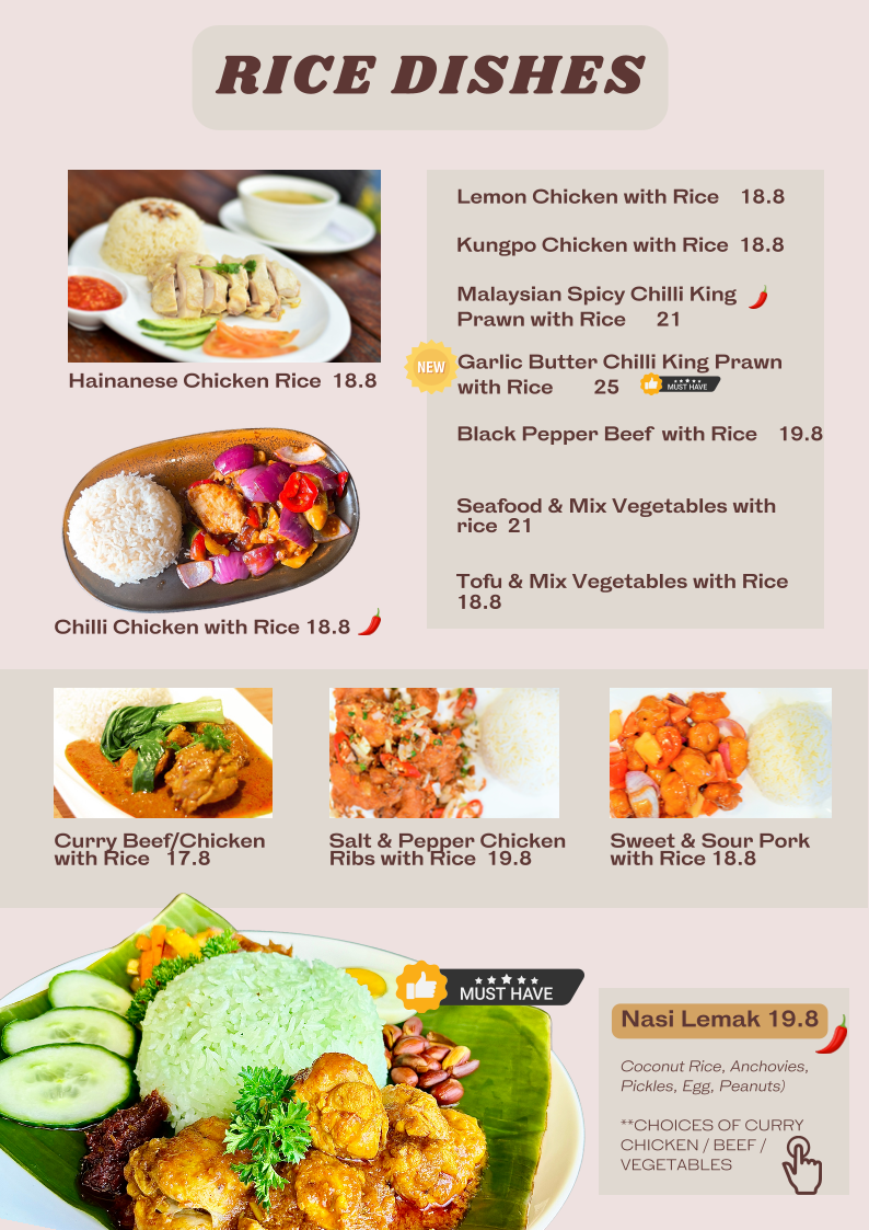 Menu, Lazat
