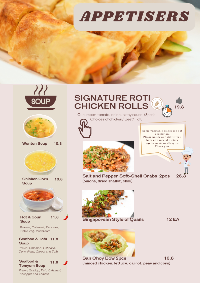 Menu, Lazat