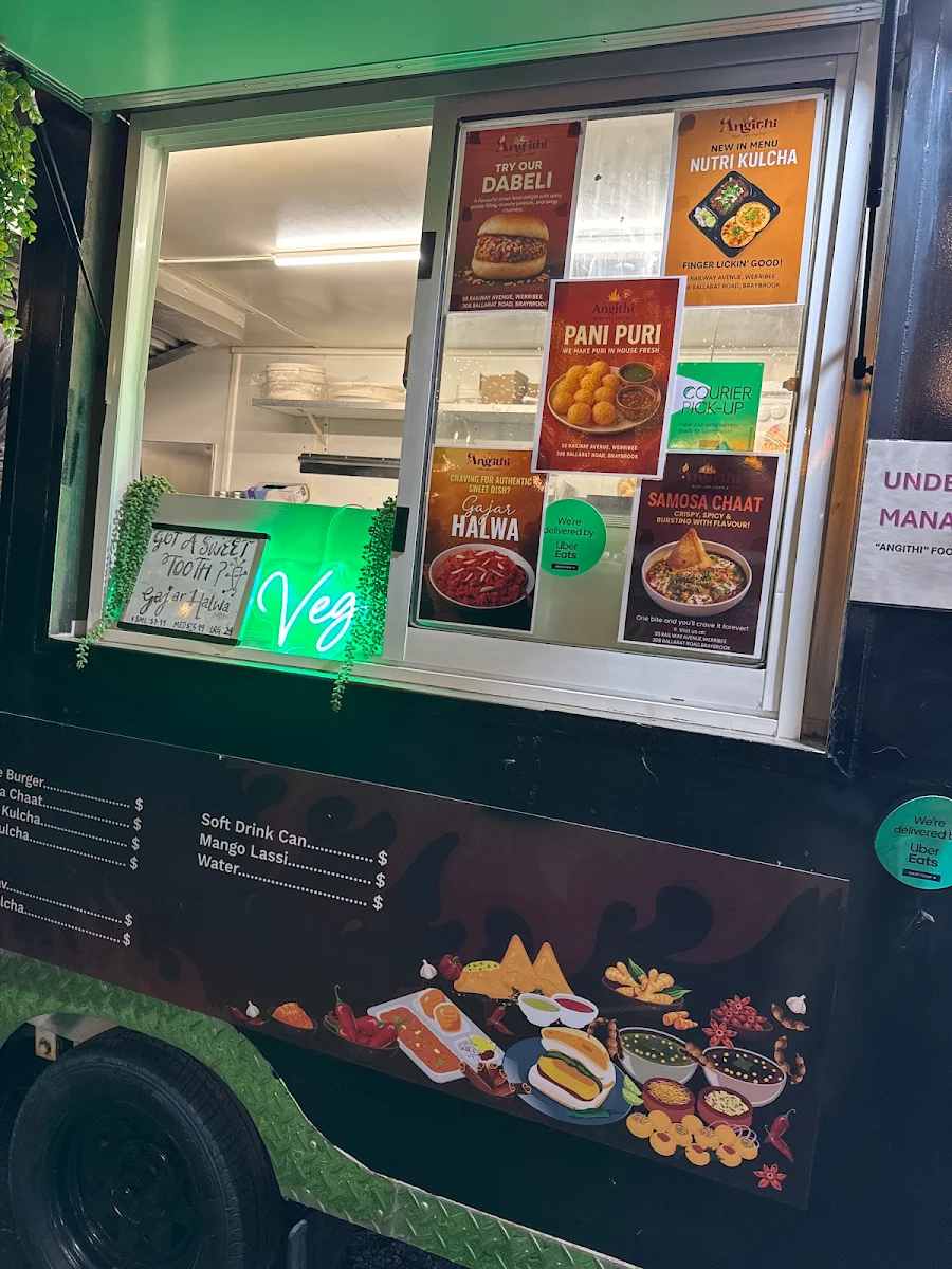 Menu, Angithi Werribee