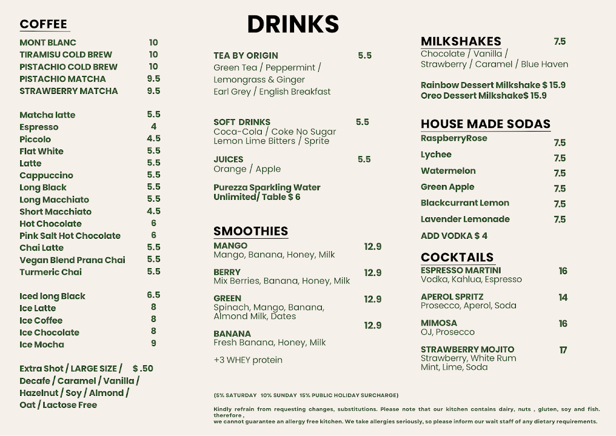 Menu, Refuel Hub