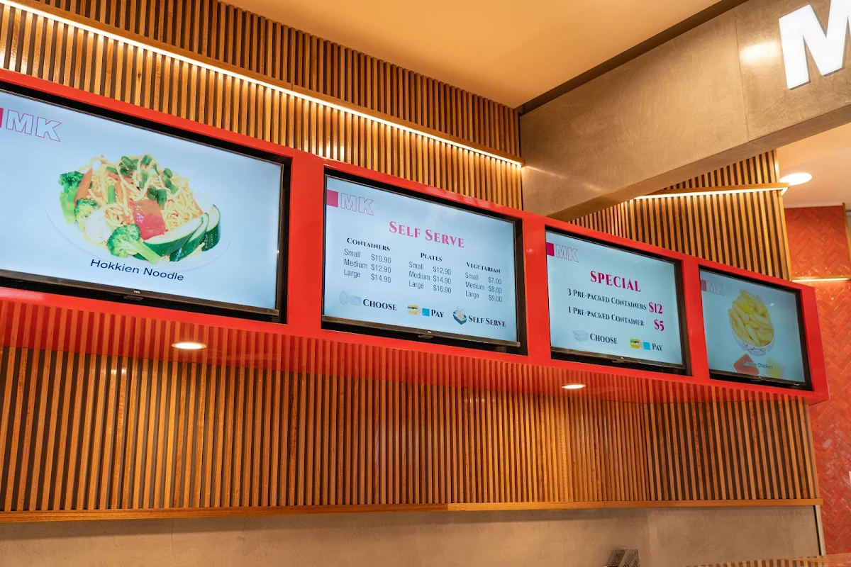 Menu, MK Chinese