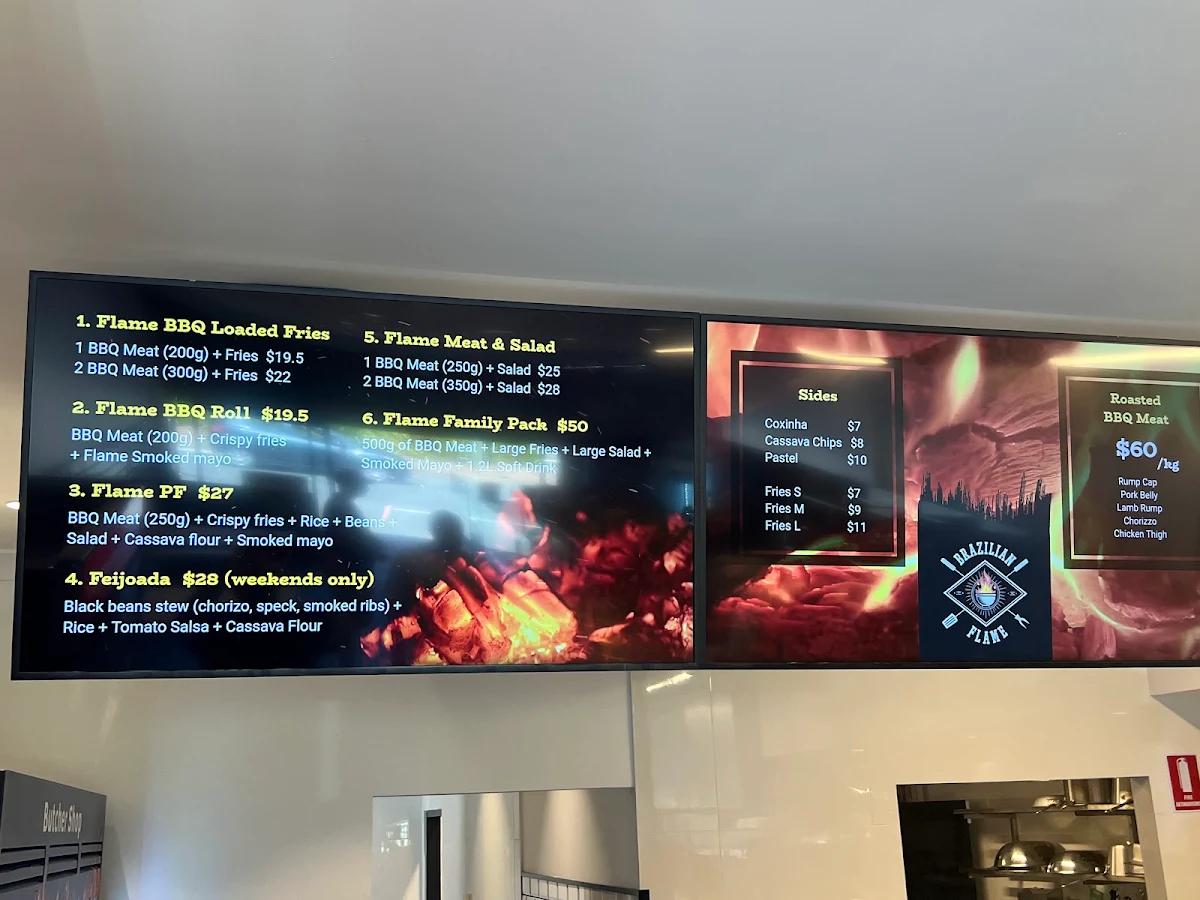 Menu, Brazilian Flame BBQ - Maroubra