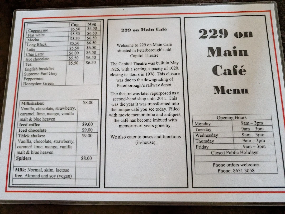 Menu photo 1