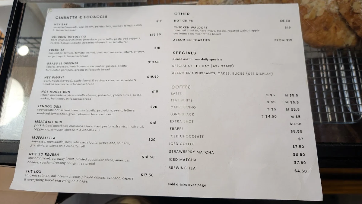Menu photo 1