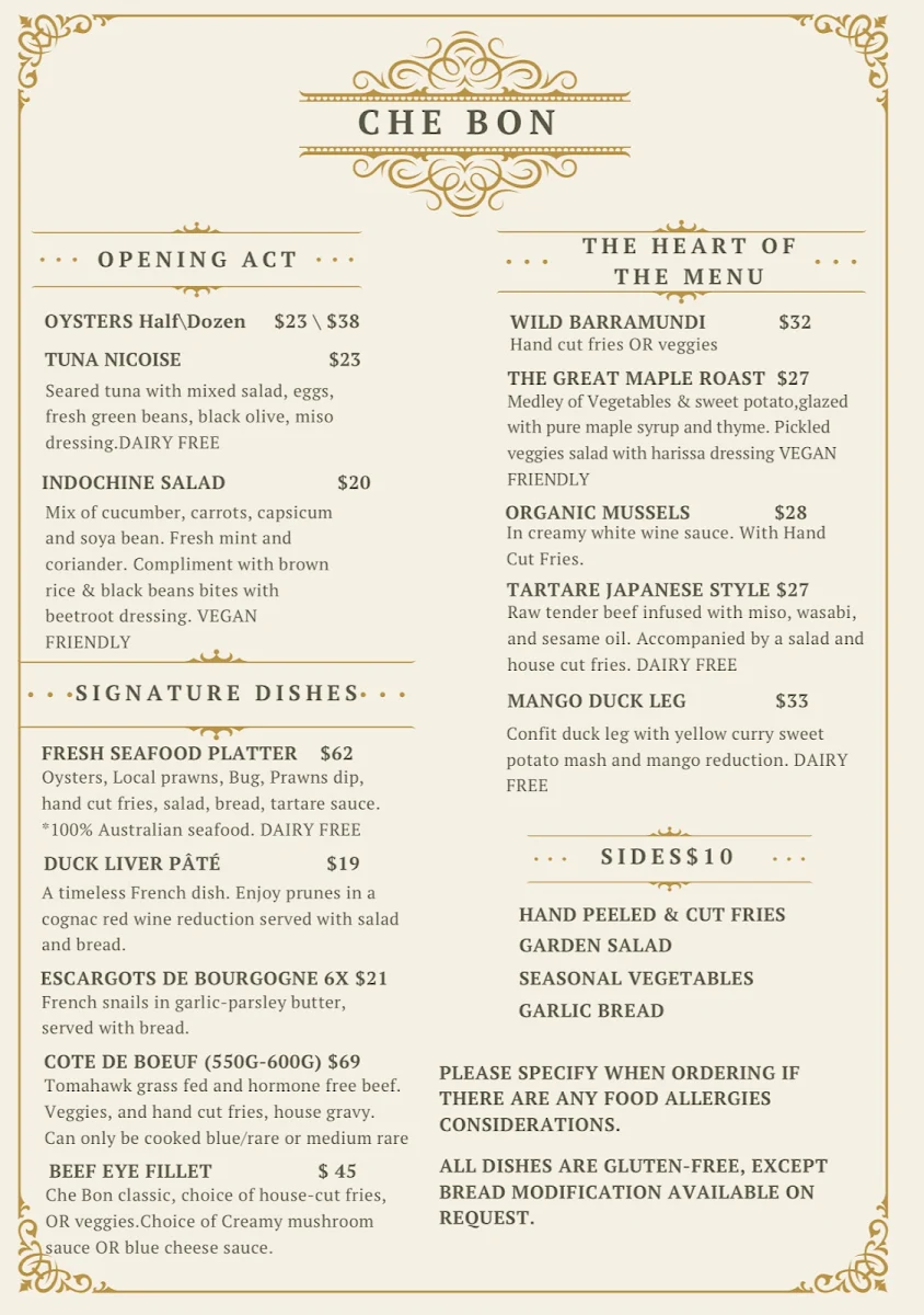 Menu photo 1