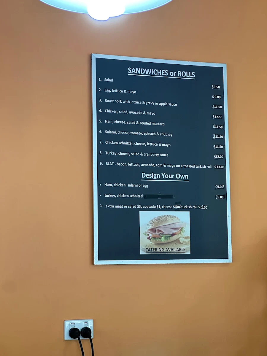 Menu, Millhouse Bakery Cafe
