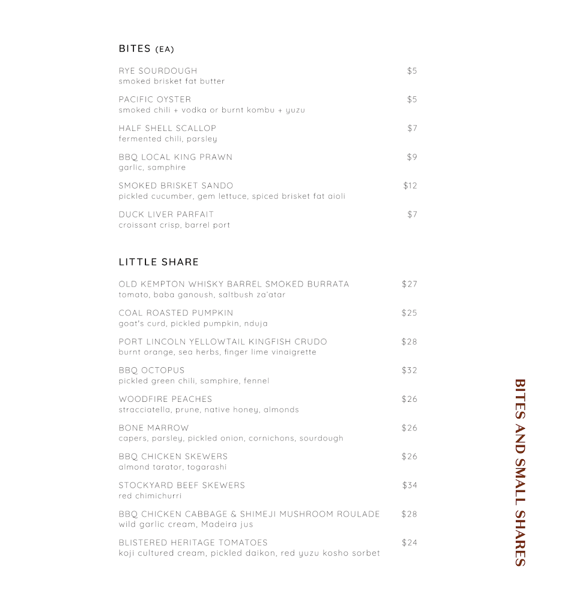 Menu, The Arsonist